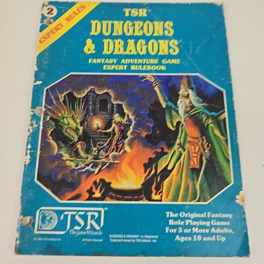 Dungeons‎ & Dragons Basic Rules 1 1980 1st Printing + Expert, Log, & Module READ